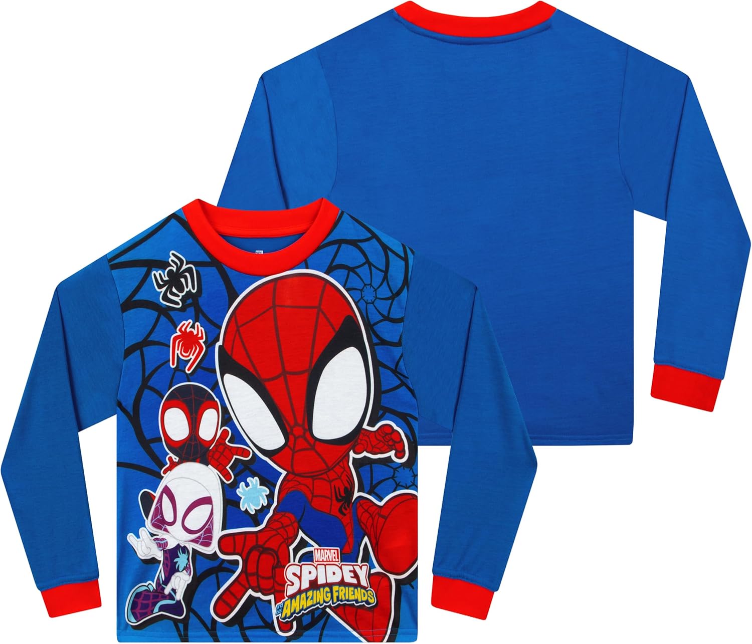 Pyjama d'hiver Marvel Spiderman pour garçons, ensemble de nuit 2 à 8 ans – Image 8