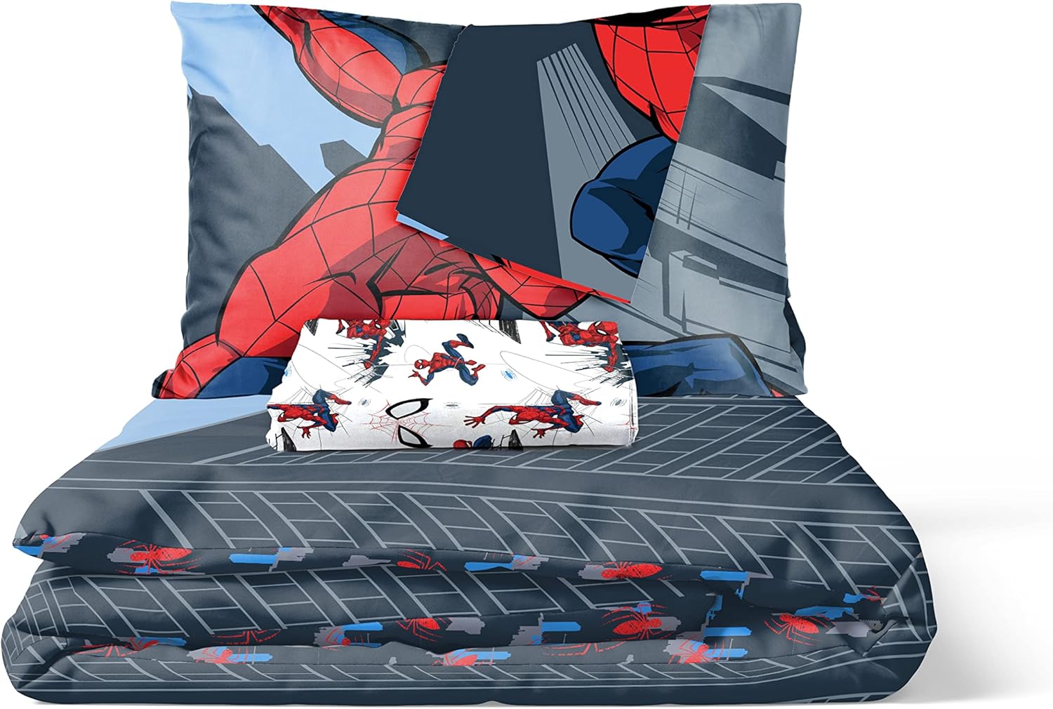 Parure de lit Marvel Spiderman 200x200 en 100% coton avec 2 taies – Image 5