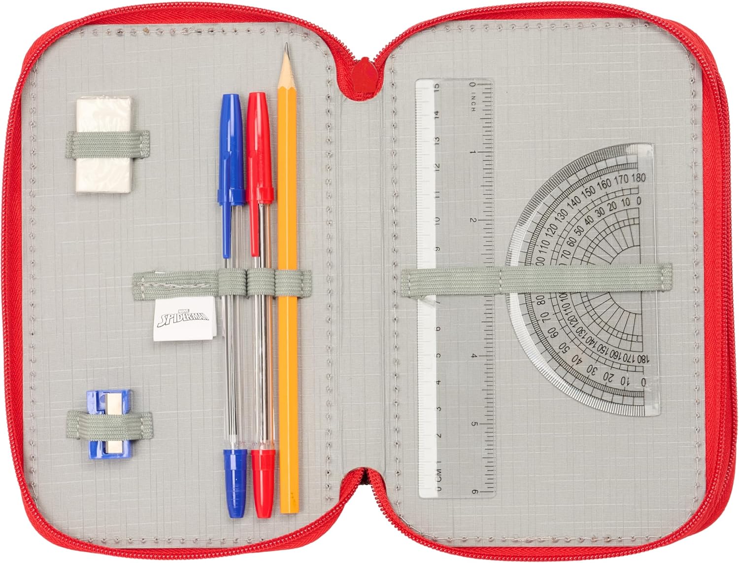 Trousse scolaire Spider-Man 37 outils, format 12,5 x 5,5 x 19,5 cm – Image 3