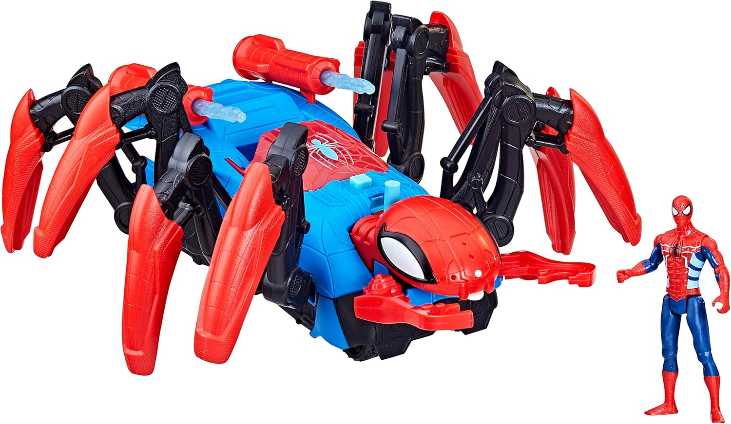 Spider-Man Marvel araignée de combat avec blaster à eau et 2 projectiles