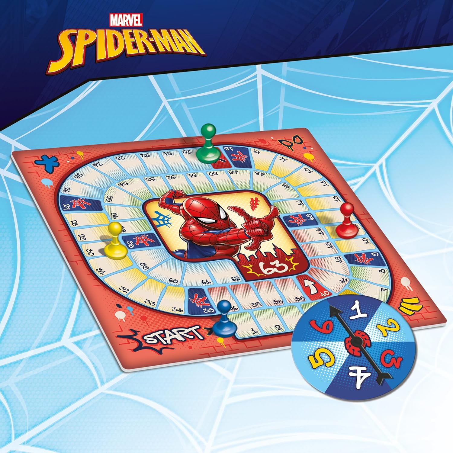 Sac à dos Spider-Man avec jeux enfants dès 6 ans, cartes et jeu de société – Image 4