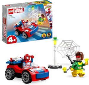 LEGO Marvel Spider-Man 10789, voiture avec Docteur Octopus et pièces phosphorescentes