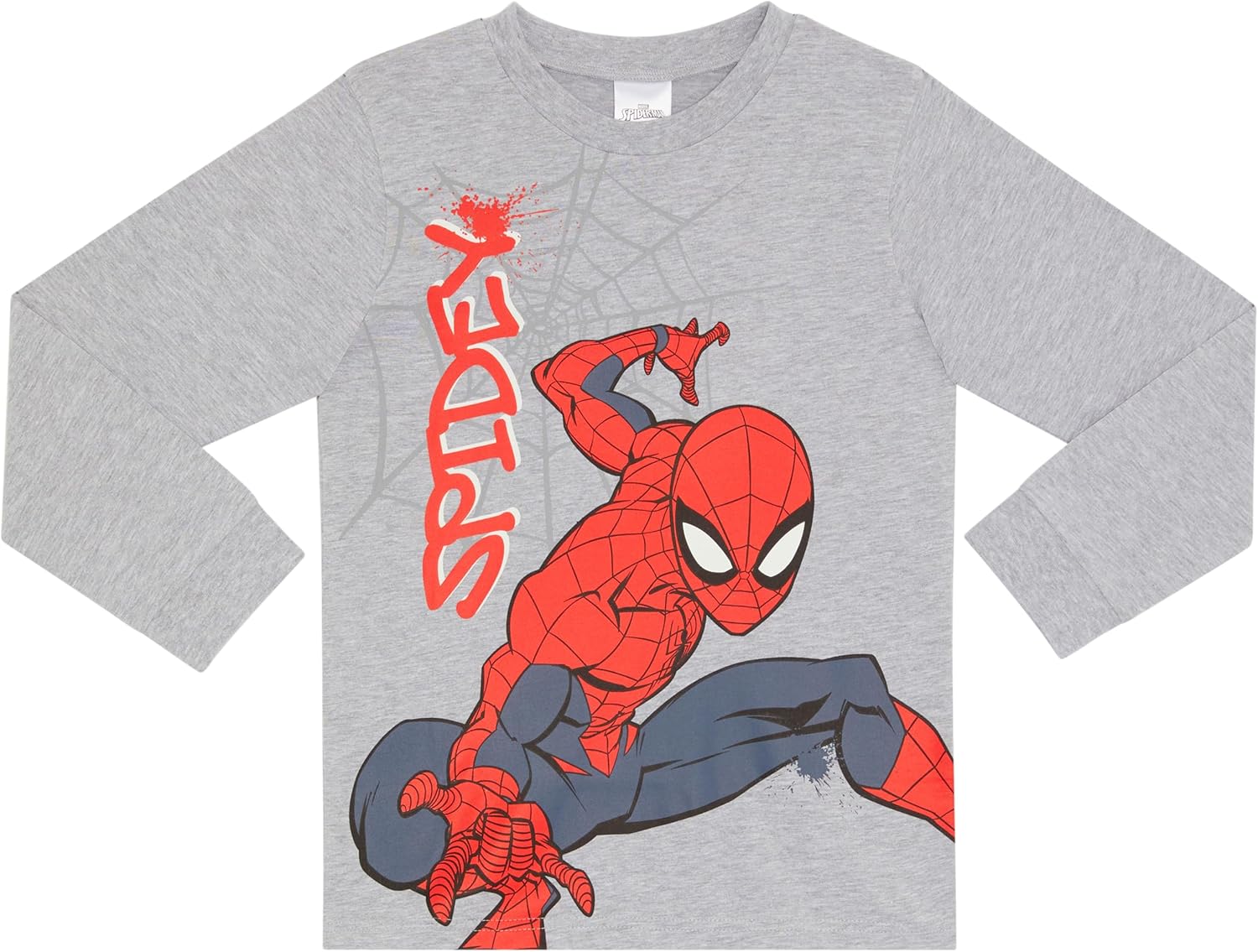 Lot de 3 t-shirts manches longues Spider-Man et Miles Morales en 100 % coton peigné – Image 3