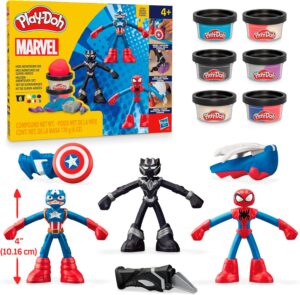Play-Doh Marvel Spider-Man, coffret Mes Aventures de Super-héros
