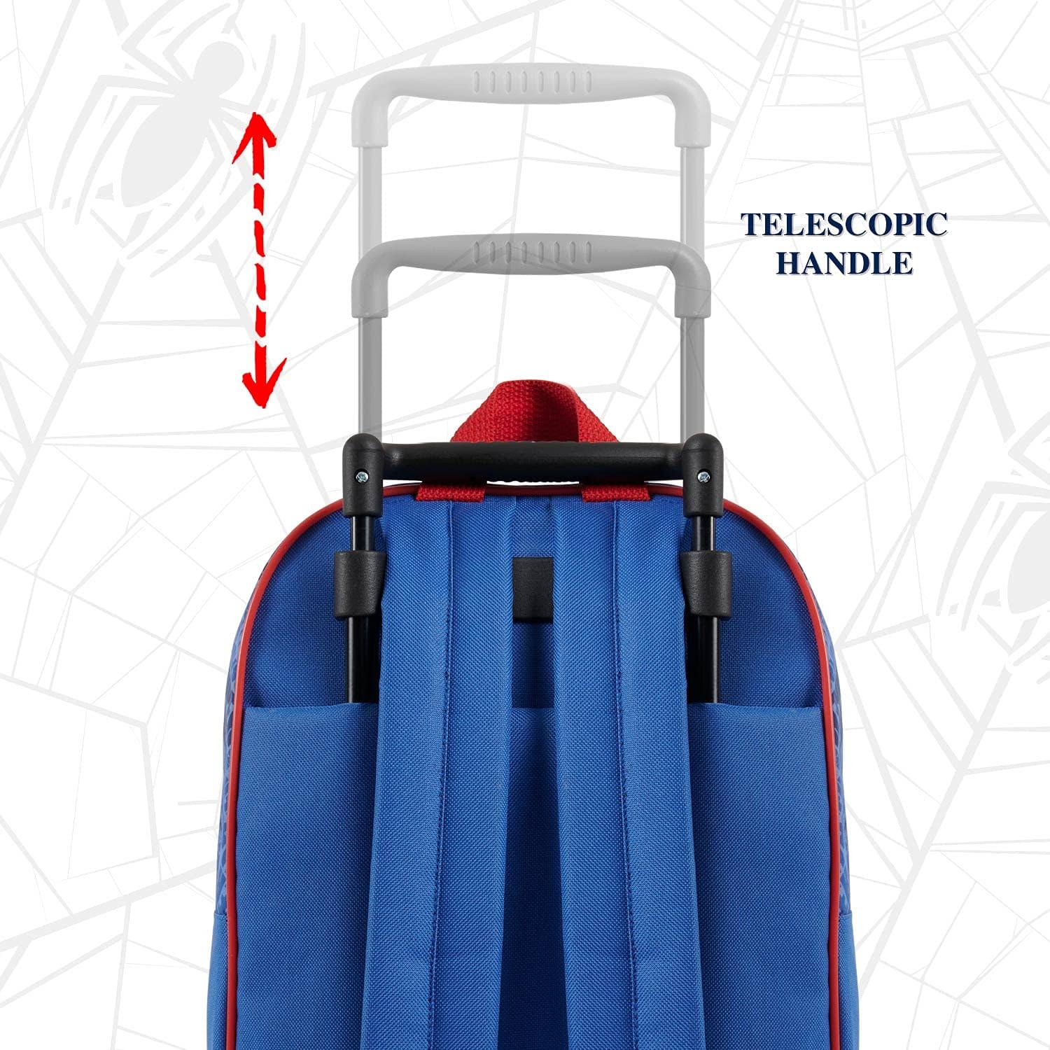 Sac à dos à roulettes Spiderman Marvel enfant, 36 x 25 x 12 cm – Image 6