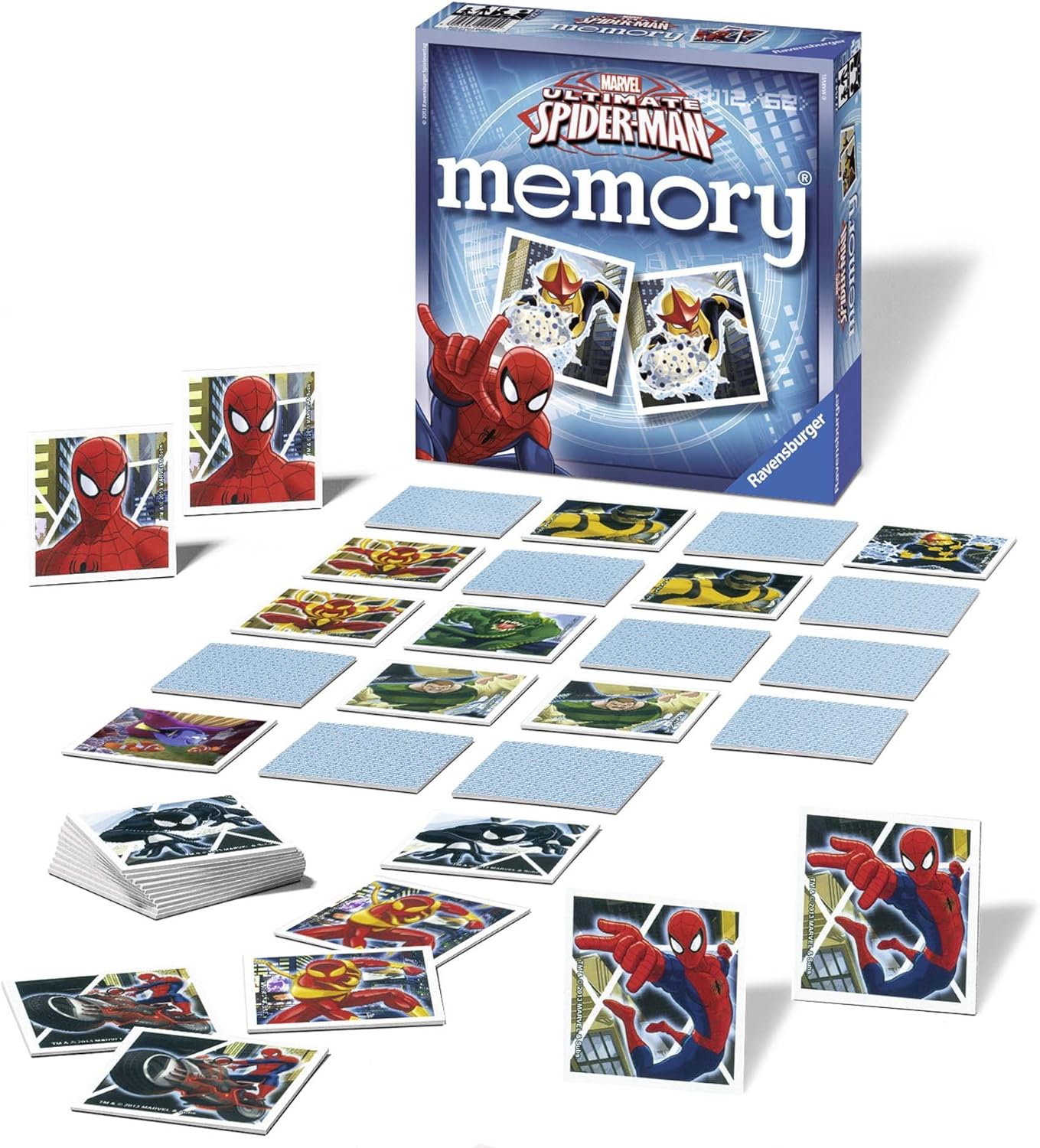 Grand Memory Ultimate Spider-Man Ravensburger 72 cartes – Image 2