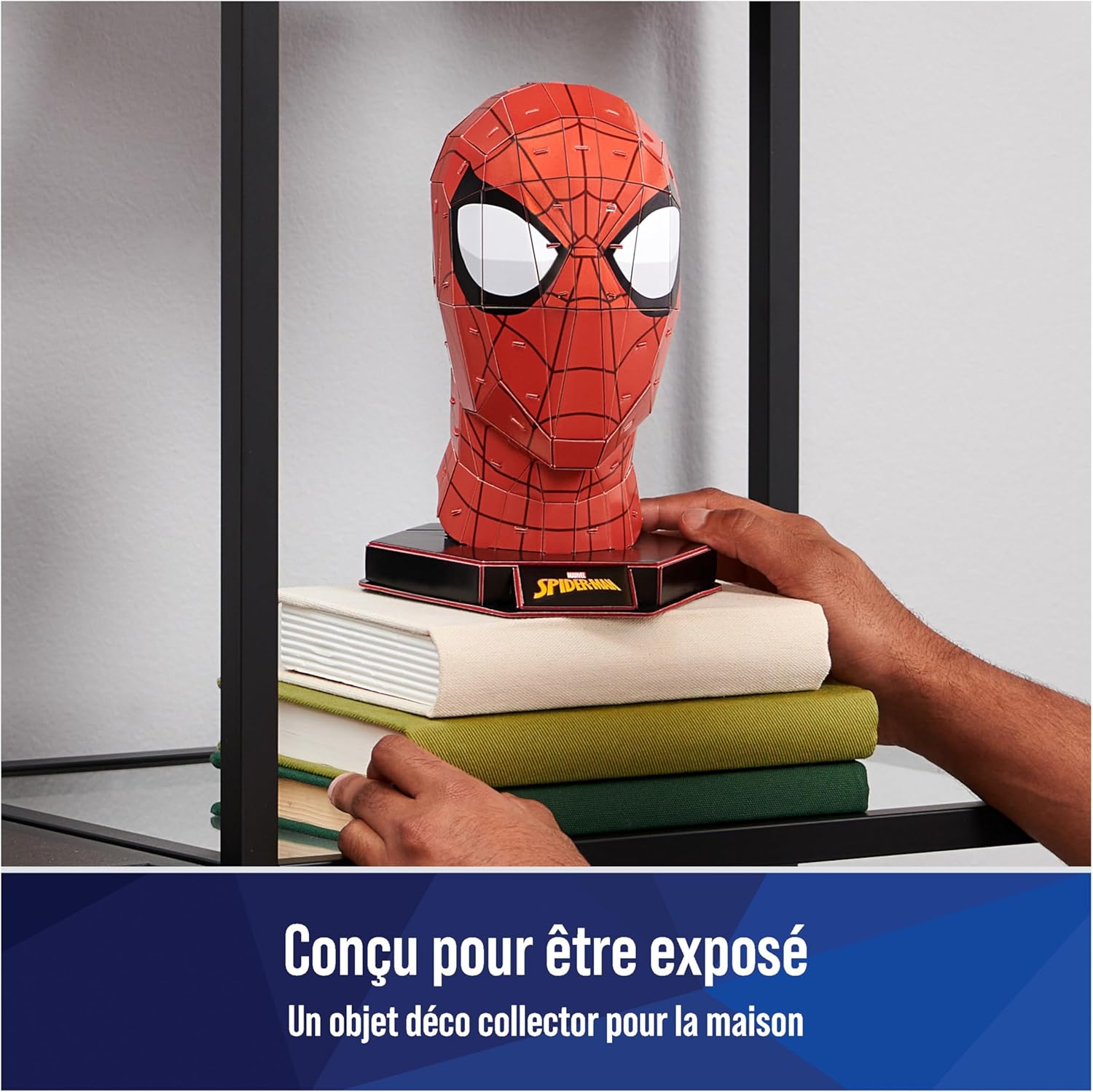 Masque Spider-Man Marvel 4D Build en puzzle 3D, 82 pièces – Image 5