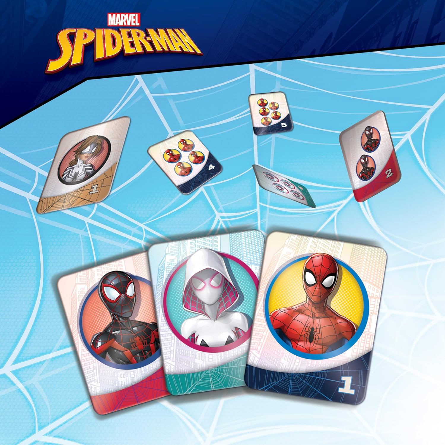 Sac à dos Spider-Man avec jeux enfants dès 6 ans, cartes et jeu de société – Image 5