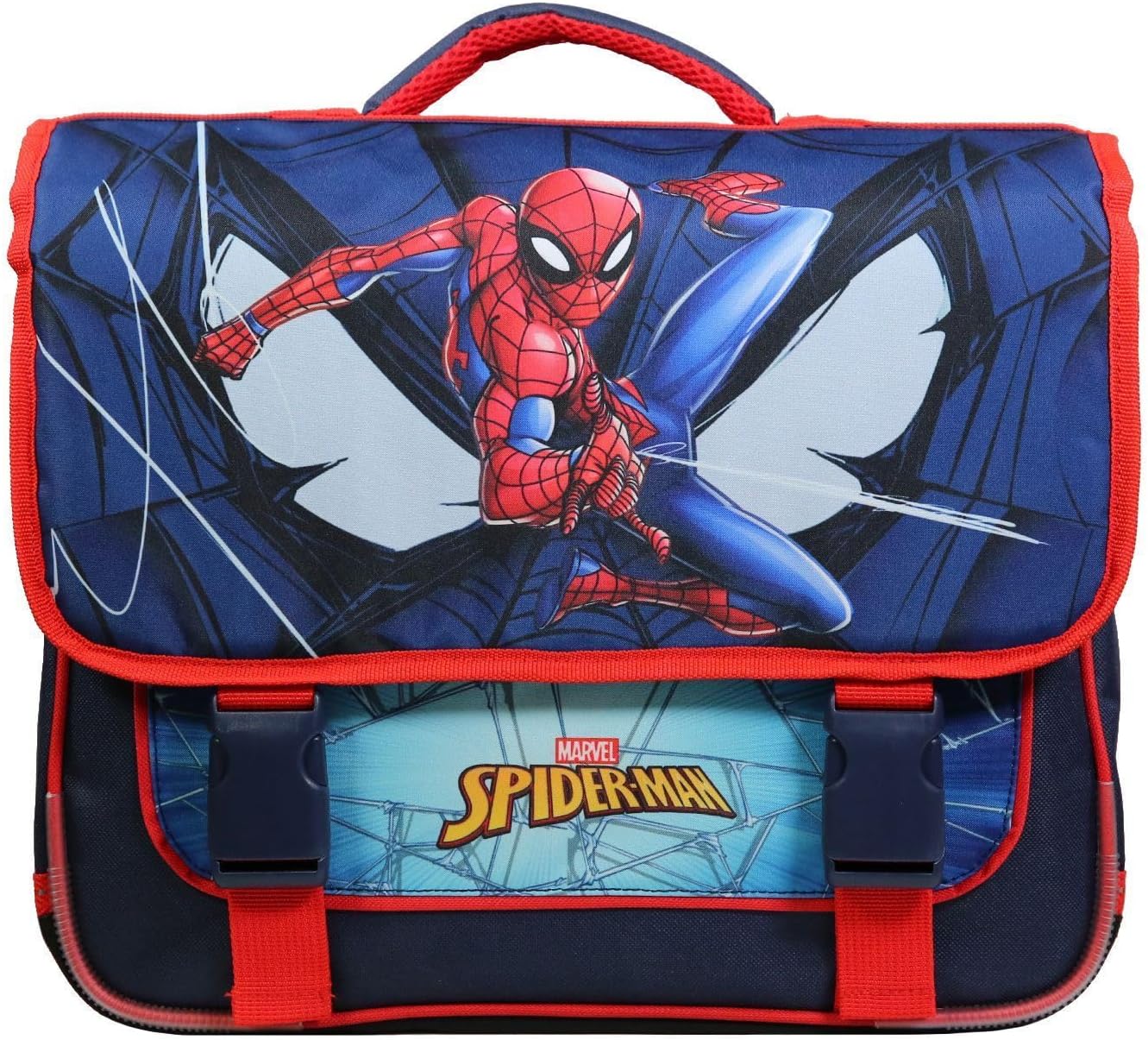 Cartable Marvel Spider-Man bleu 38 cm à 2 compartiments
