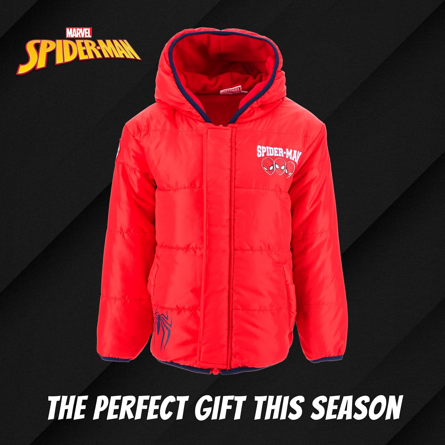 Veste à capuche Spider-Man rouge pour garçon, taille 3 ans – Image 8