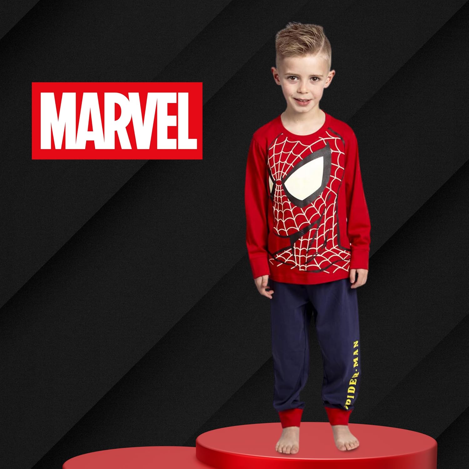 Pyjama 2 pièces Marvel Spider-Man en coton doux, taille 6 ans – Image 4