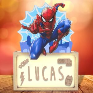 Lampe Spider-Man Marvel personnalisable avec kit de lettres