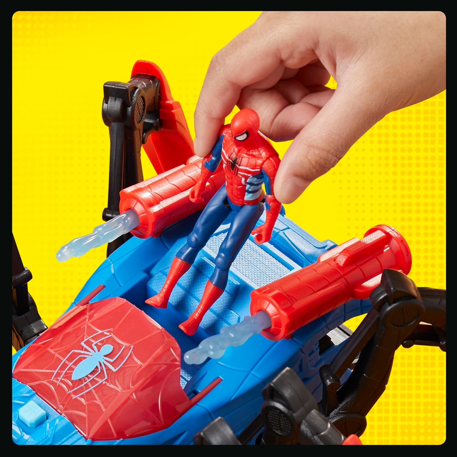 Spider-Man Marvel araignée de combat avec blaster à eau et 2 projectiles – Image 7