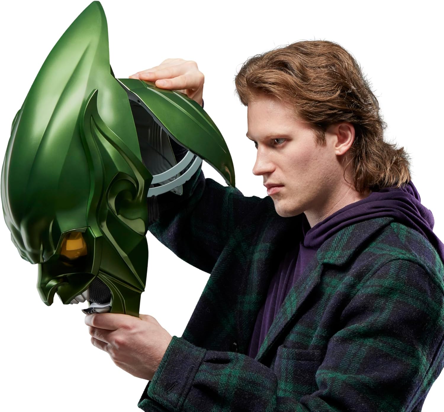 Casque de cosplay Green Goblin Marvel Legends Series pour adulte, Spider-Man: No Way Home – Image 5