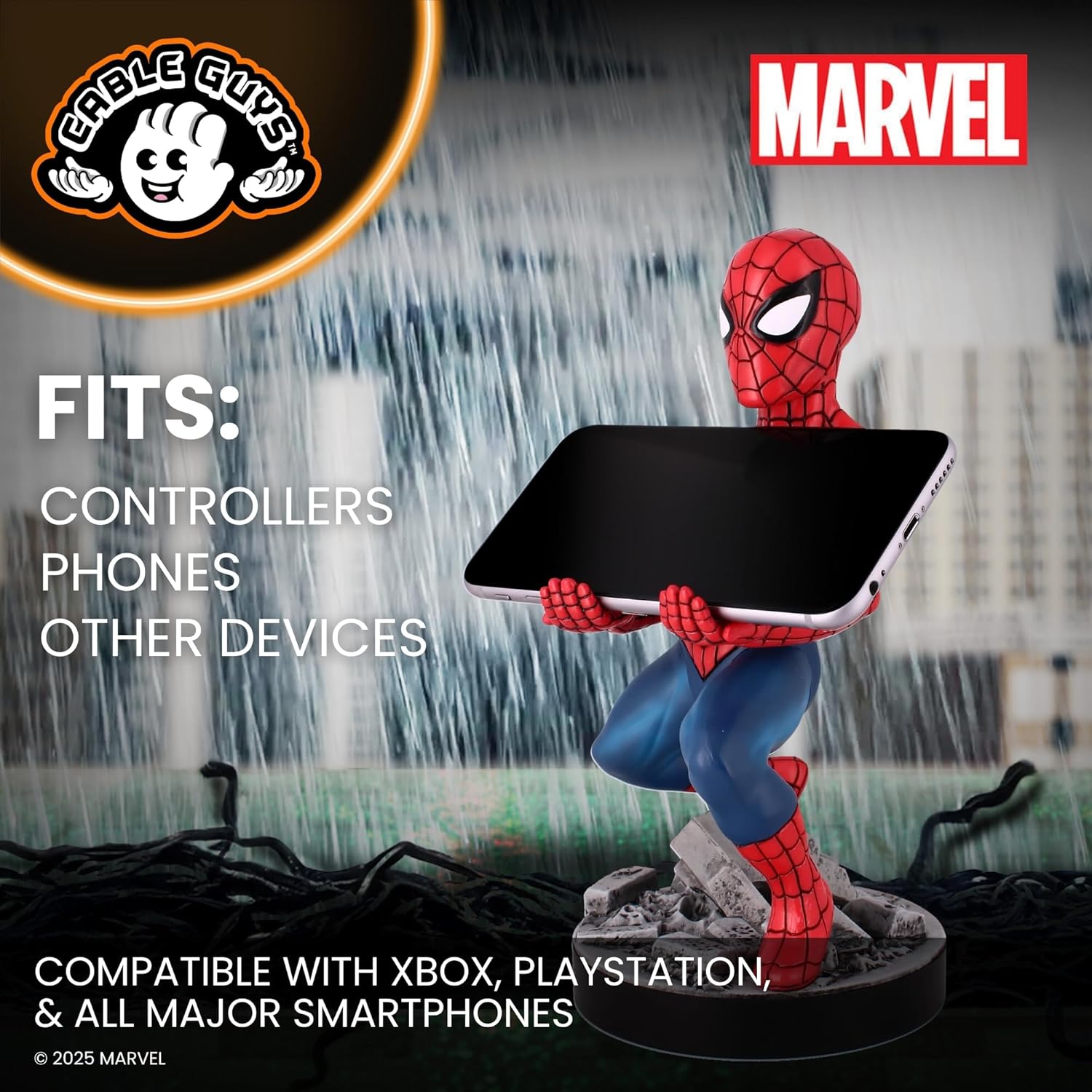 Support Spider-Man Marvel pour manettes et téléphone 20 cm – Image 6