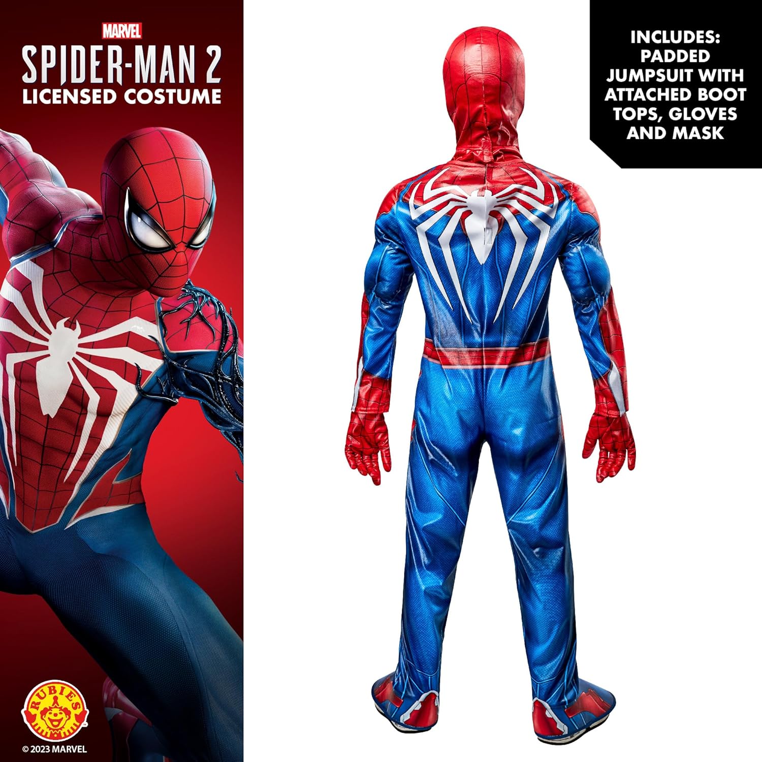 Costume enfant Marvel Spider-Man 2 Gamerverse avec combinaison imprimée – Image 2
