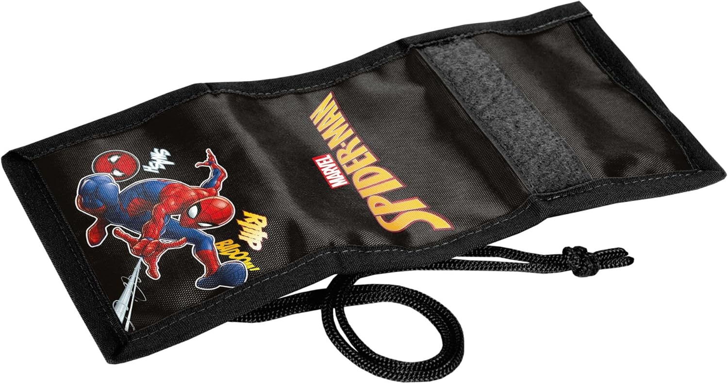 Portefeuille enfant Spiderman noir multicolore 12 x 8 x 1,5 cm – Image 3