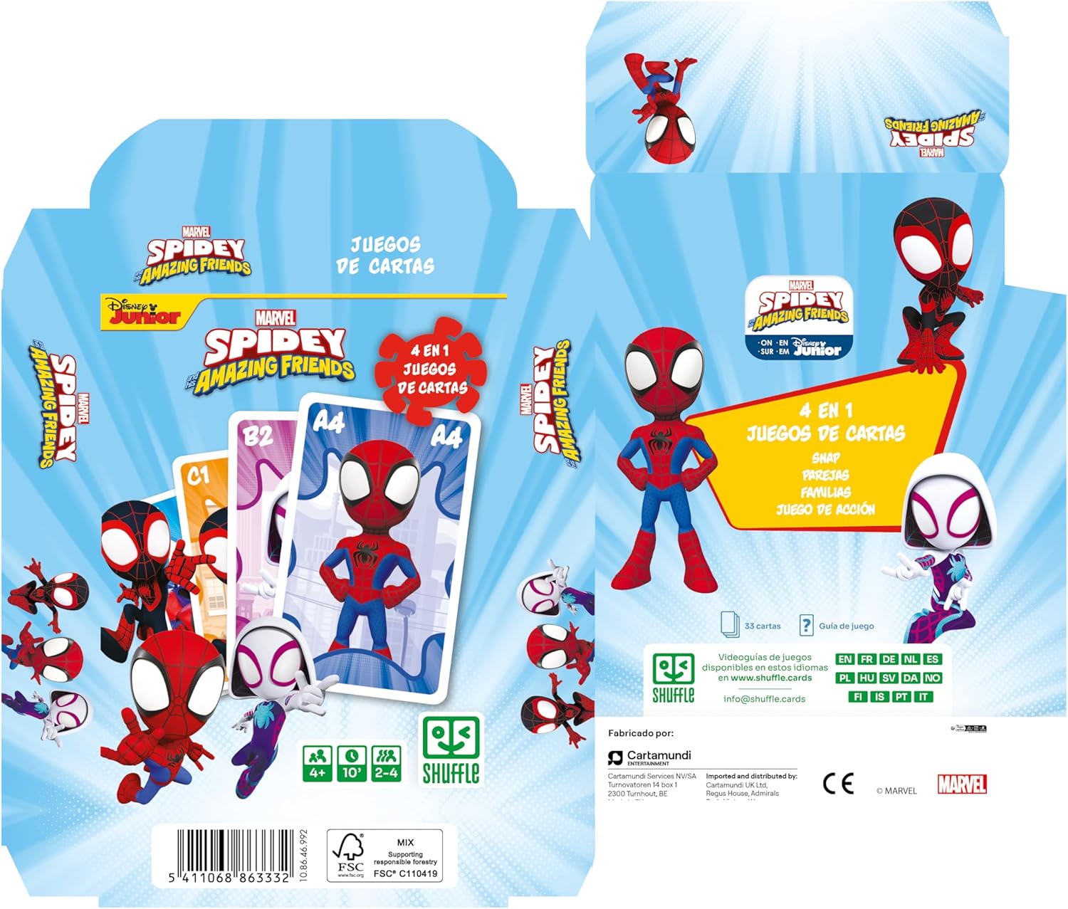 Cartes Marvel Spider-Man 4 en 1 – Image 2