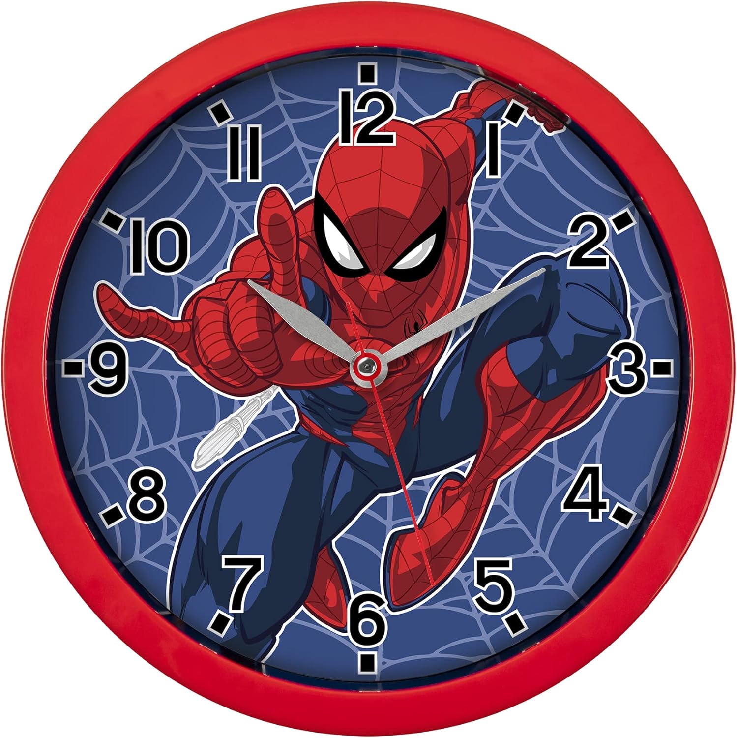 Horloge murale rouge Spider-Man Marvel SPD3586