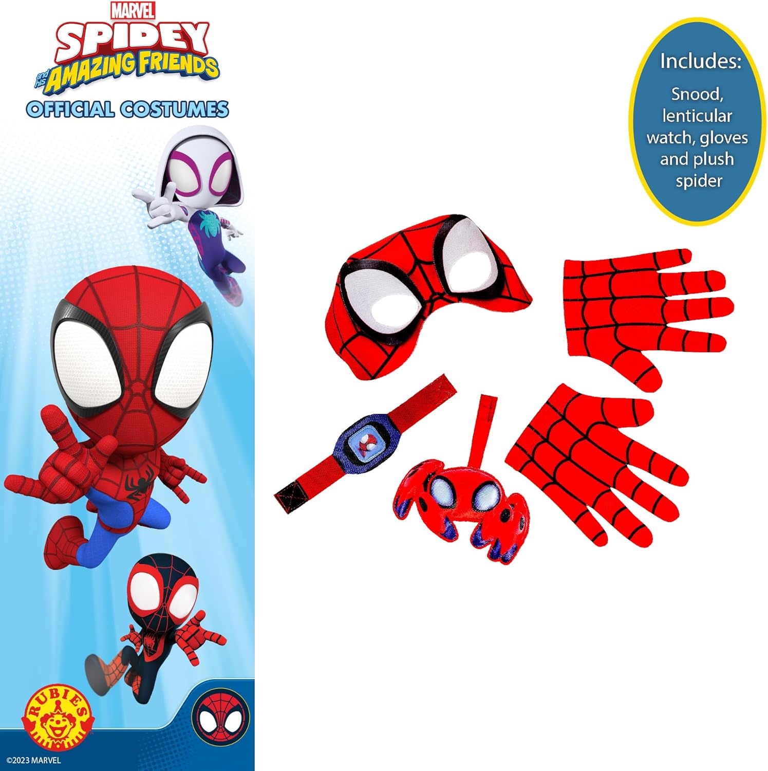 Kit enfant Marvel Spidey & Ses Amis Spider-Man, 4 accessoires taille unique – Image 2