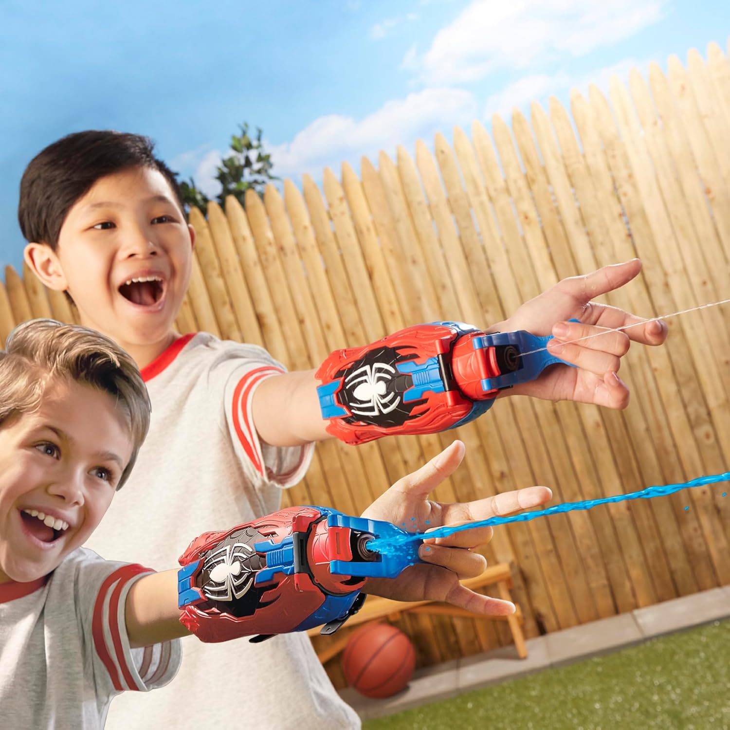 Spider-Man Marvel Real Webs, lance-toile et blaster 2-en-1 rouge et bleu – Image 5