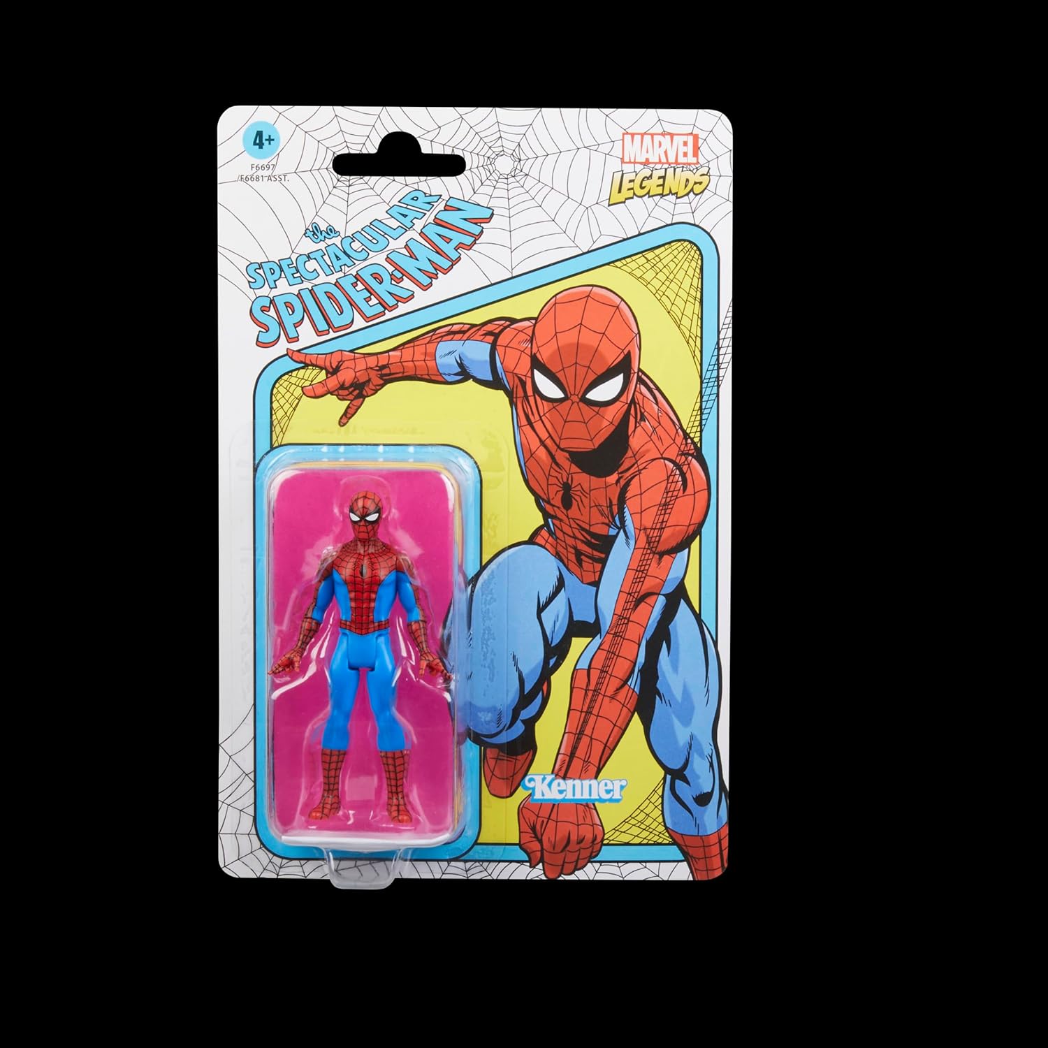 Figurine de collection Spider-Man articulée Marvel Legends Retro 375, 9,5 cm – Image 2