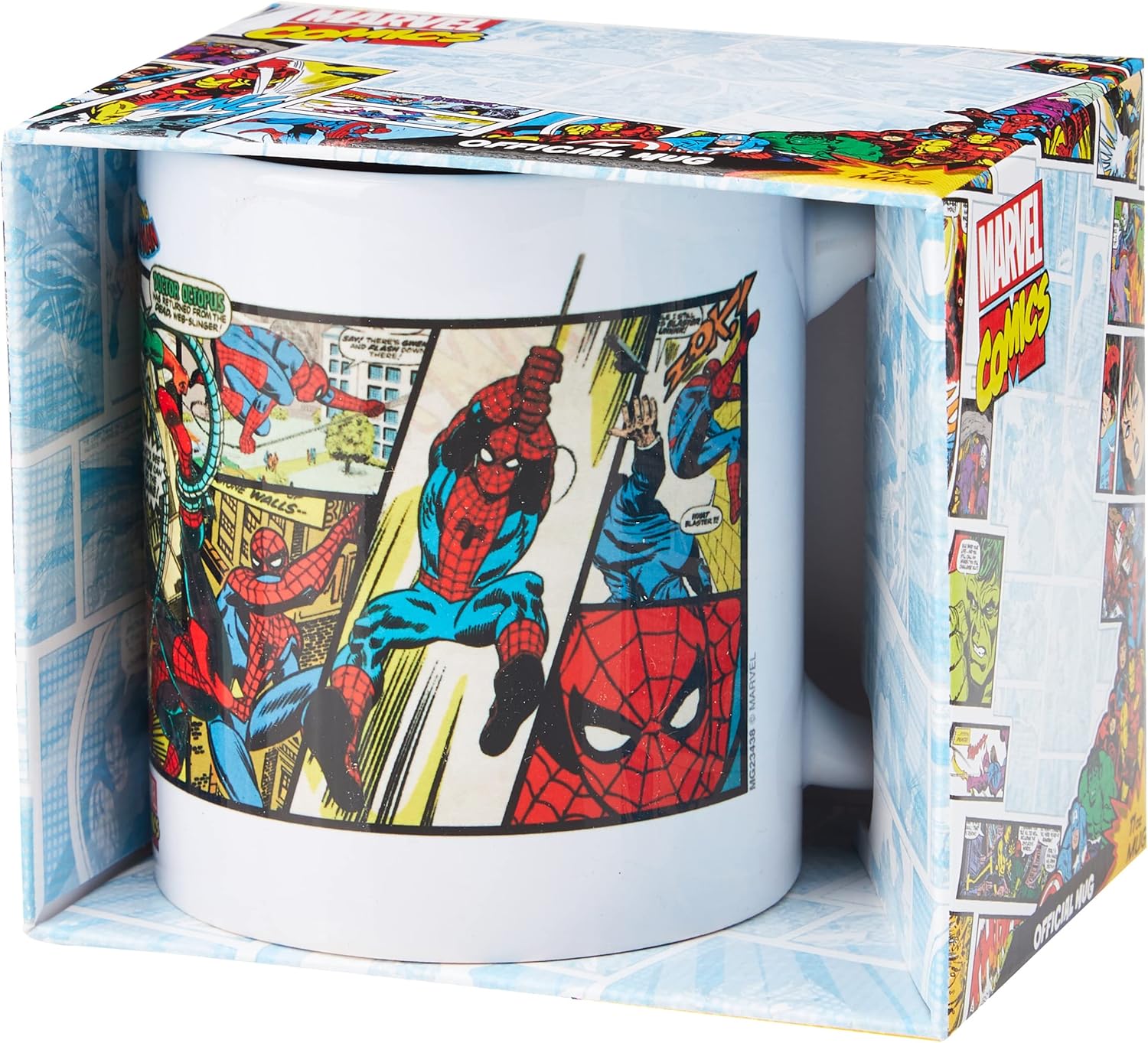 Mug Marvel Spider-Man Retro Panels en céramique 11 oz/315 ml – Image 4