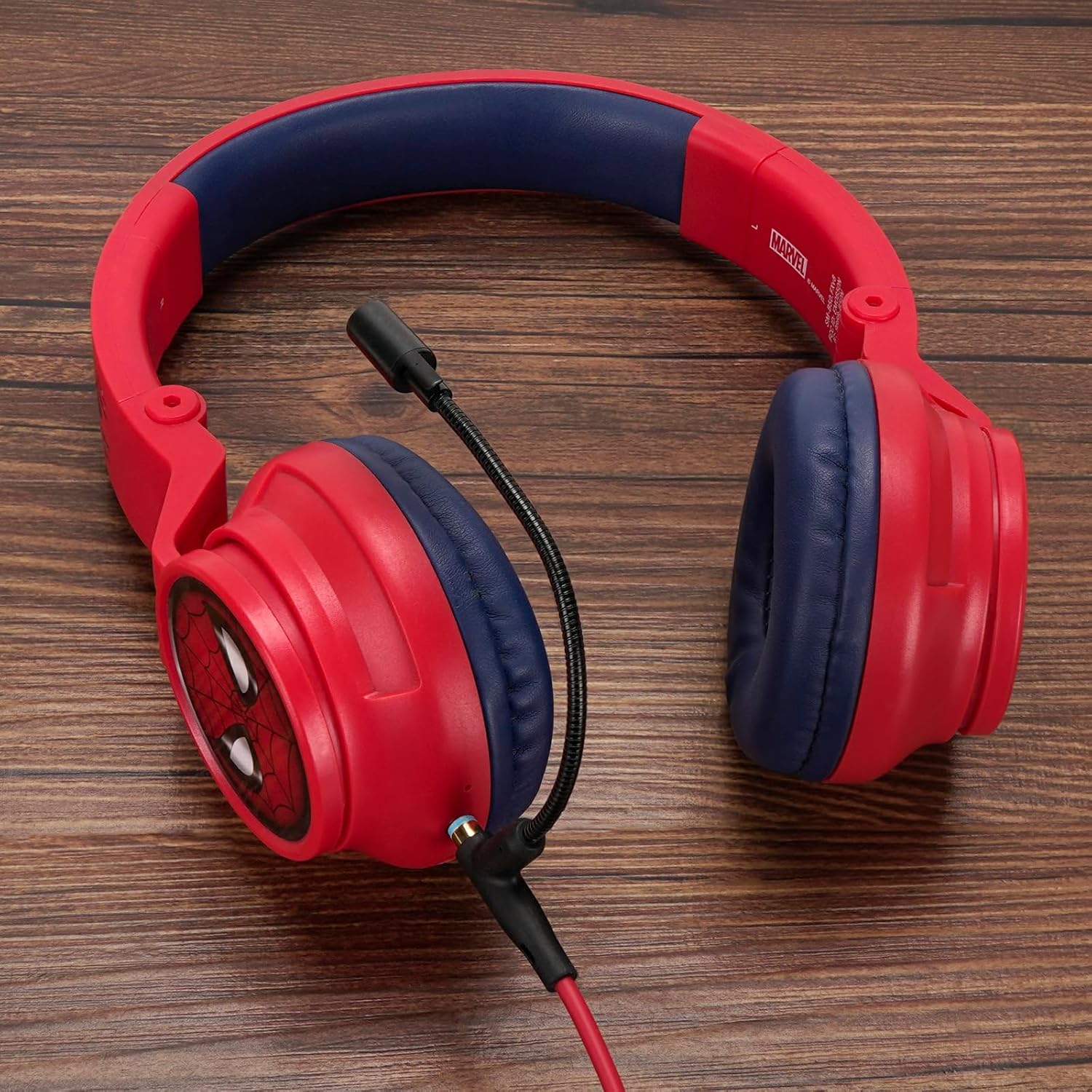 Câble casque Spider-Man QuickFit Boom avec micro à perche, jack 3,5 mm, 1,2 m – Image 5