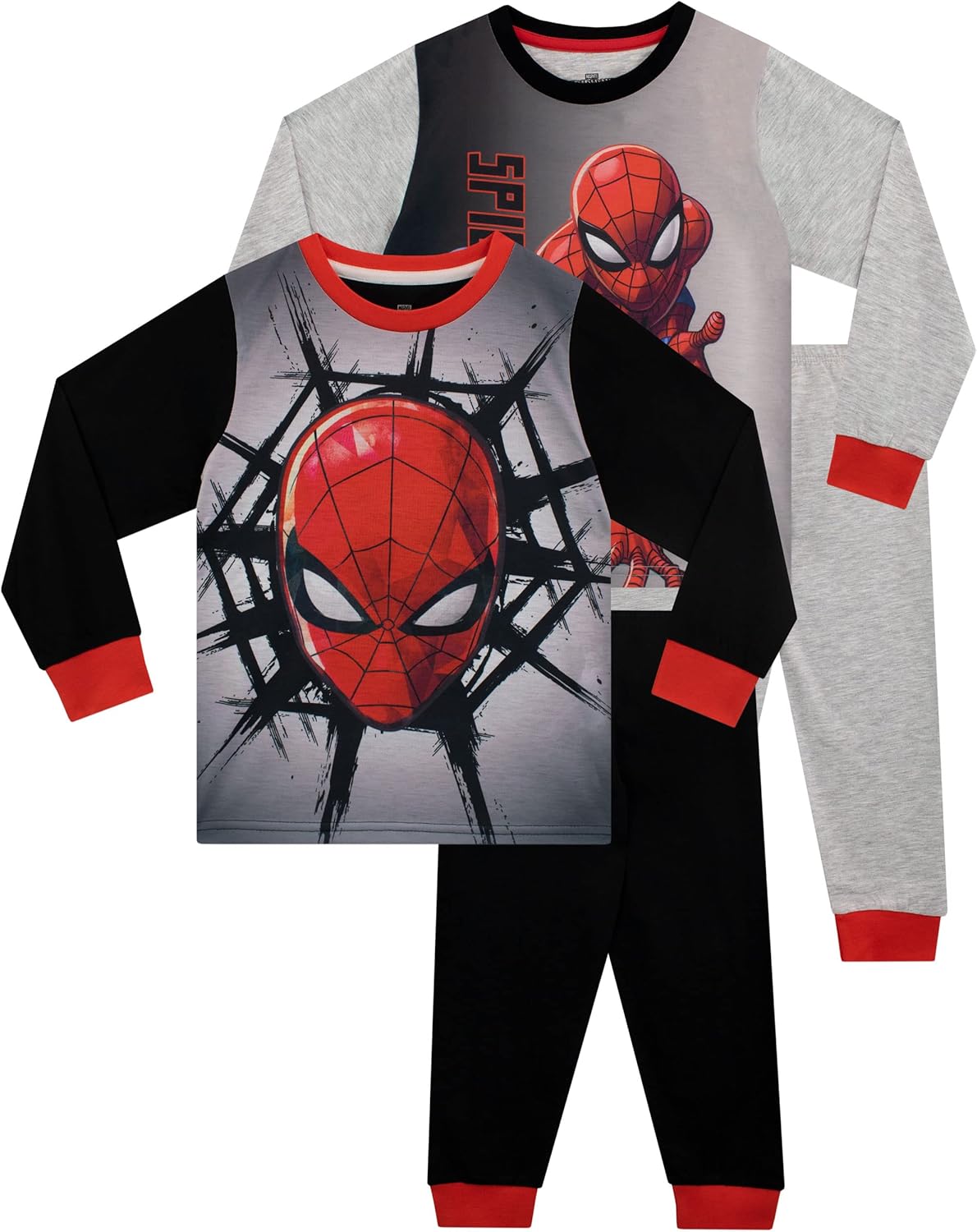 Lot de 2 pyjamas Marvel Spider-Man pour garçon