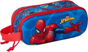 Trousse double Spider-Man 3D 21 x 6 x 8 cm