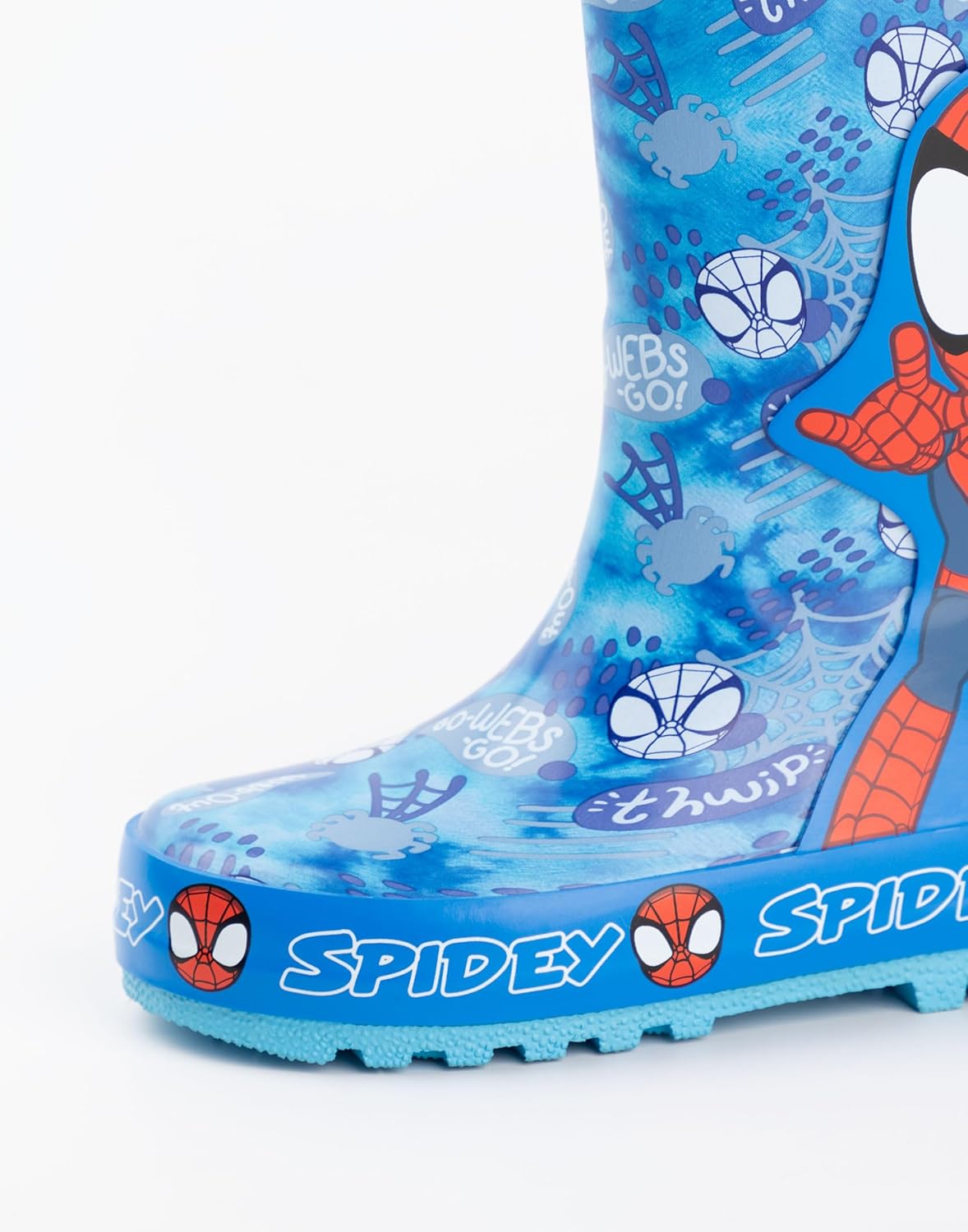 Bottes en caoutchouc Spider-Man Marvel bleu et rouge enfant – Image 7