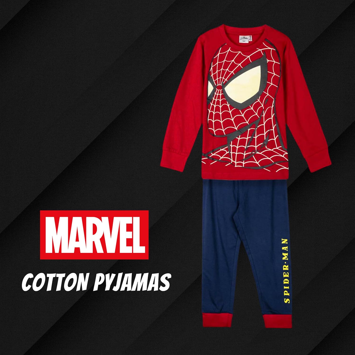 Pyjama 2 pièces Marvel Spider-Man en coton doux, taille 6 ans – Image 3
