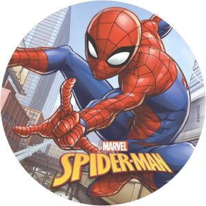 Disque azyme Spider-Man pour gâteau, diamètre 20 cm