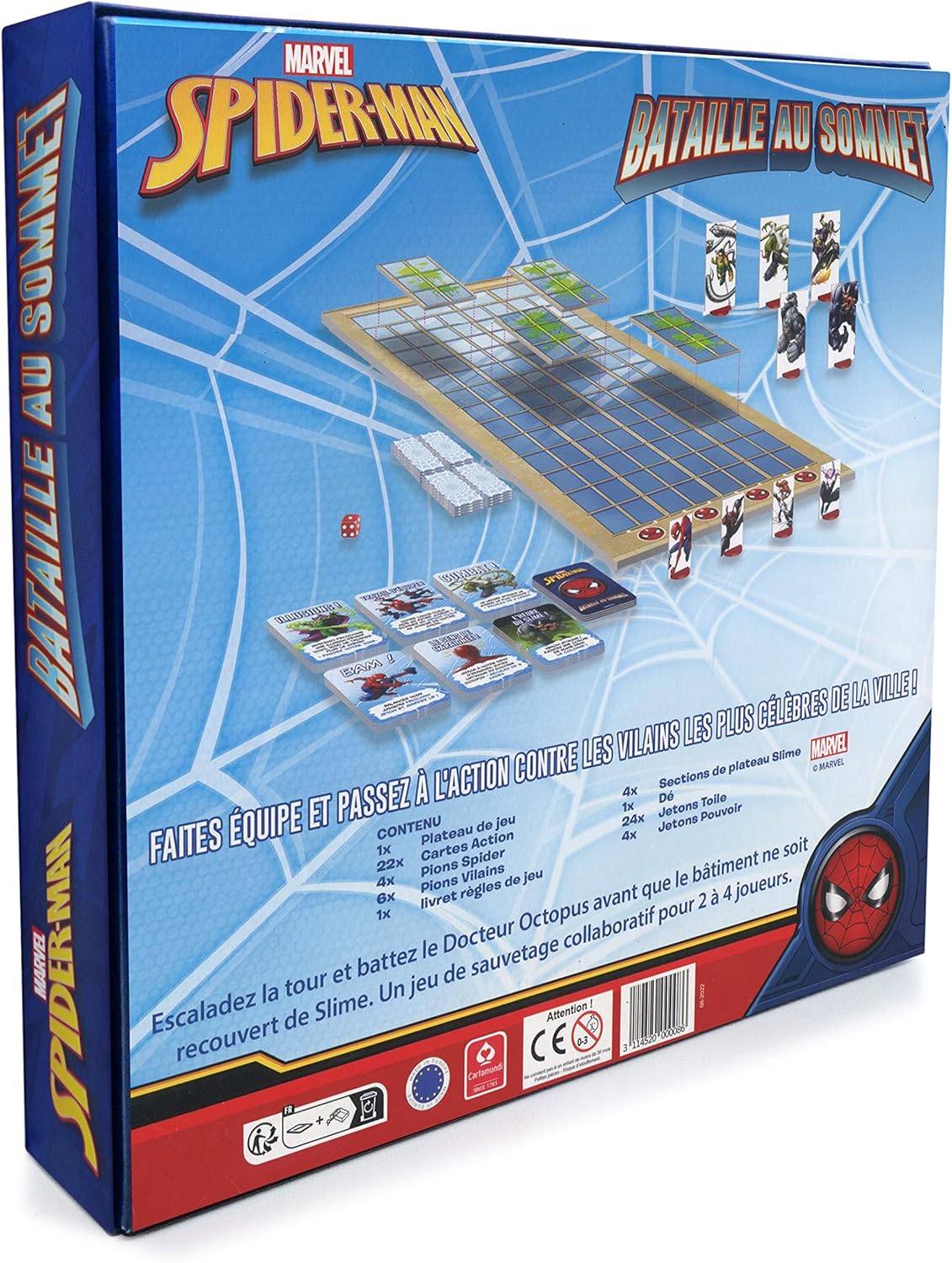 Jeu coopératif Spider-Man Marvel dès 6 ans - Bataille au sommet – Image 2