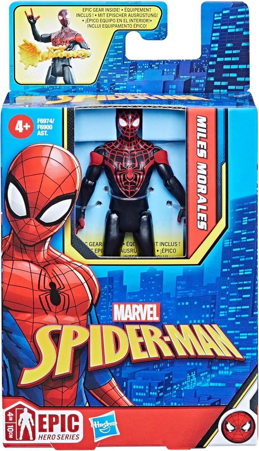Figurine articulée Miles Morales 10 cm Marvel Spider-Man Epic Hero Series – Image 3