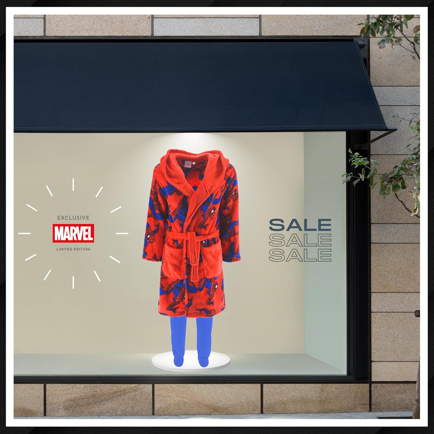 Robe de chambre rouge Spider-Man Marvel pour garçon, taille 3 – Image 4