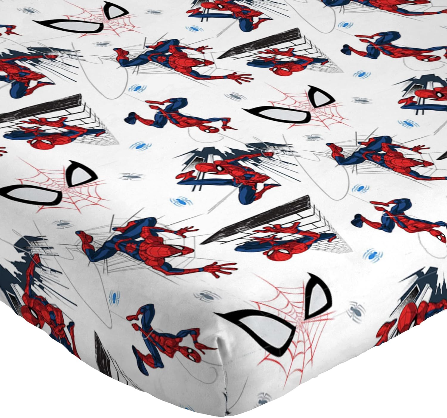 Parure de lit enfant Marvel Spiderman Rues de la Ville en 100% coton – Image 5