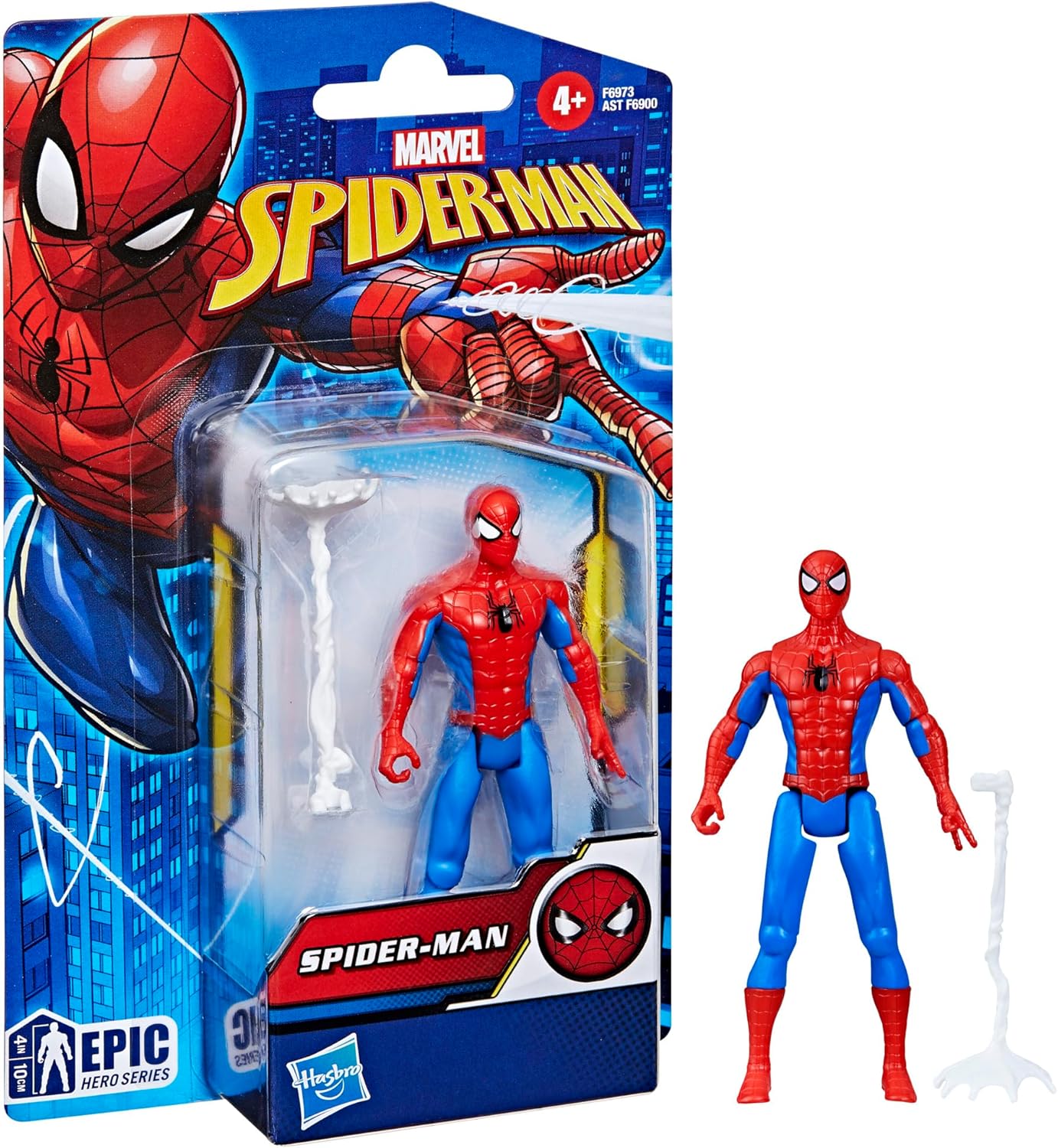 Figurine Spider-Man classique Marvel Epic Hero Series articulée 10 cm – Image 2