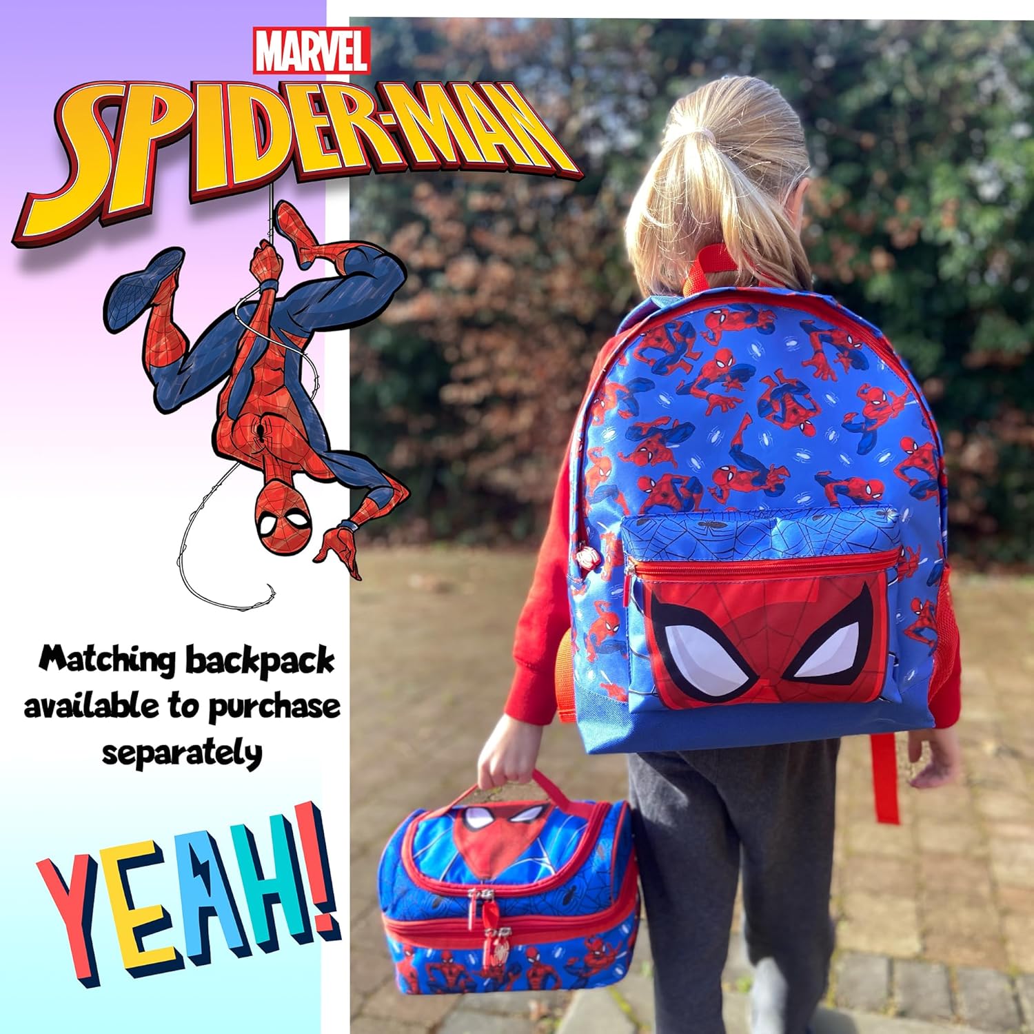 Sac à déjeuner Marvel Spider-Man double étage multi-compartiments – Image 3