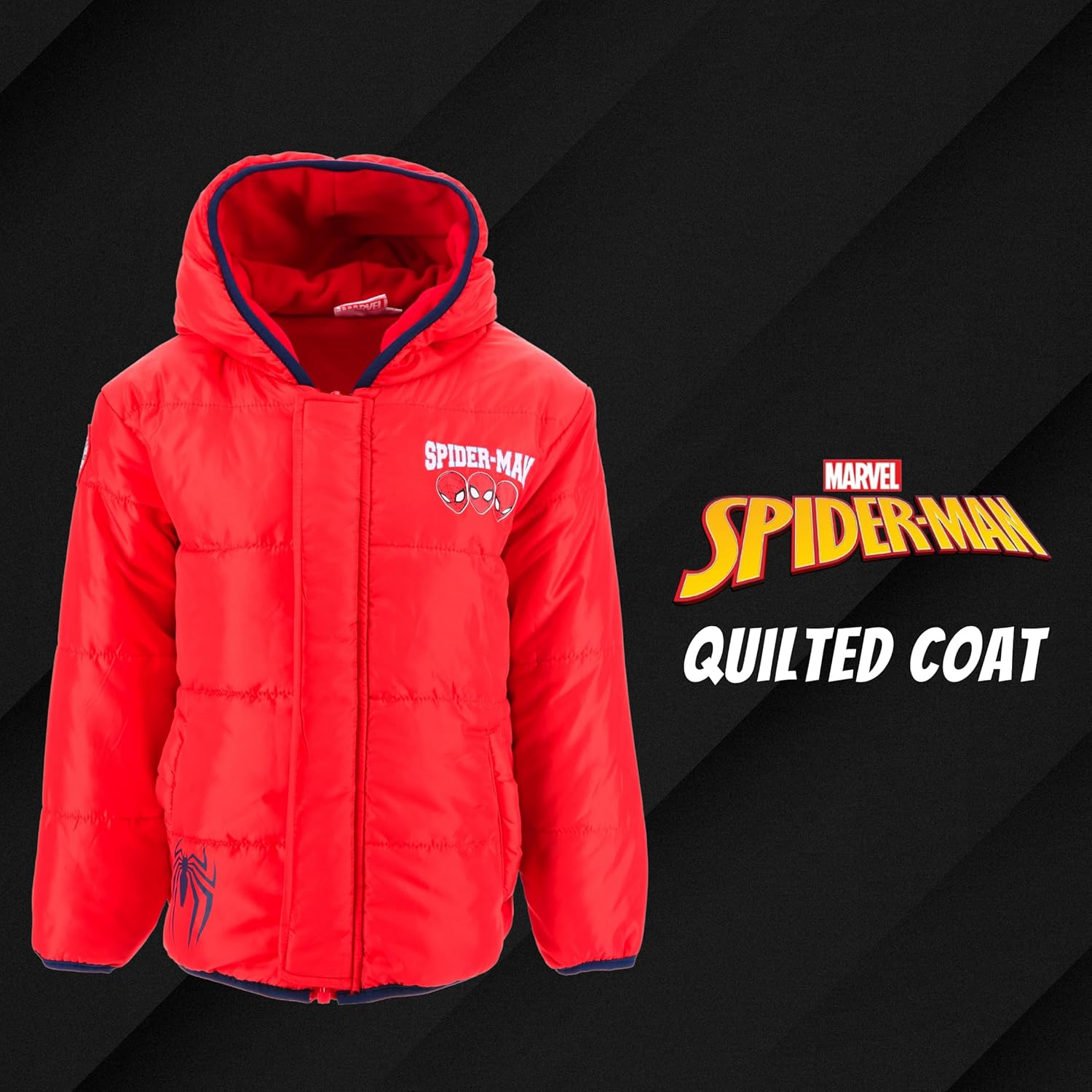 Veste à capuche Spider-Man rouge pour garçon, taille 3 ans – Image 3