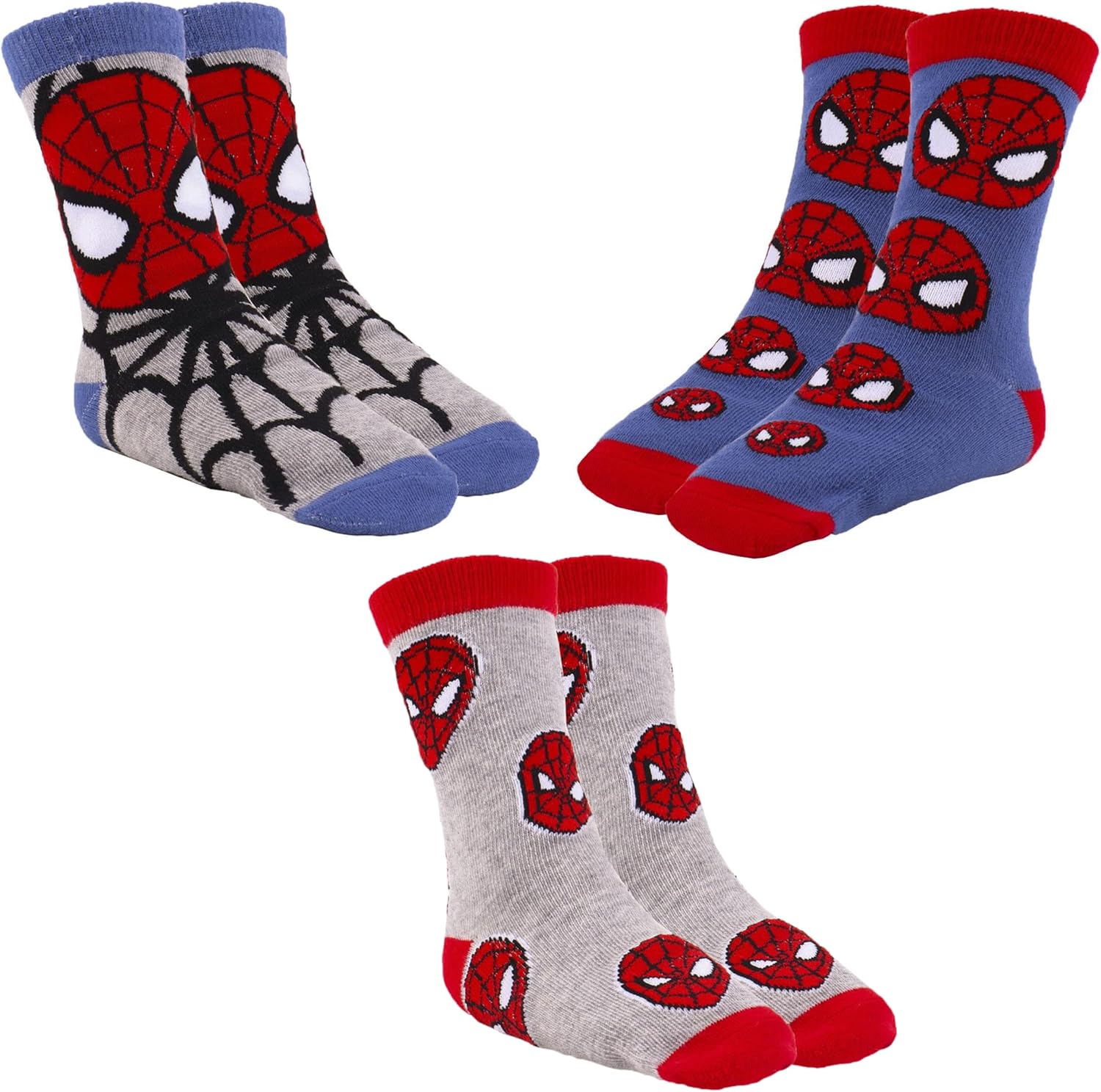 Chaussettes Marvel Spider-Man garçon, taille EU 31/34