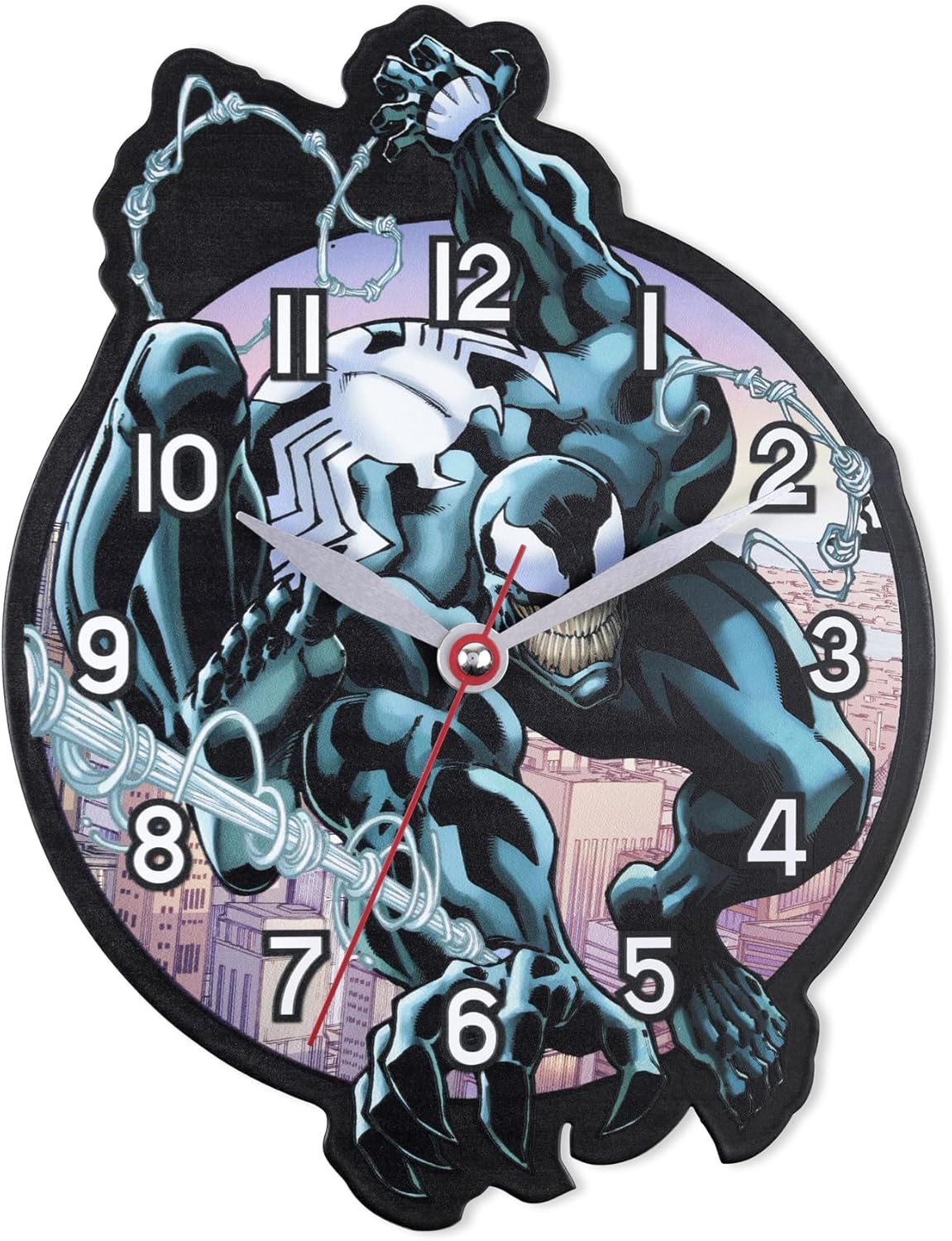 Horloge murale Marvel Venom multicolore à 3 aiguilles VEN3000