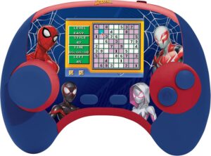 Lexibook Spider-Man Power Console bilingue Français/Anglais, 100 activités