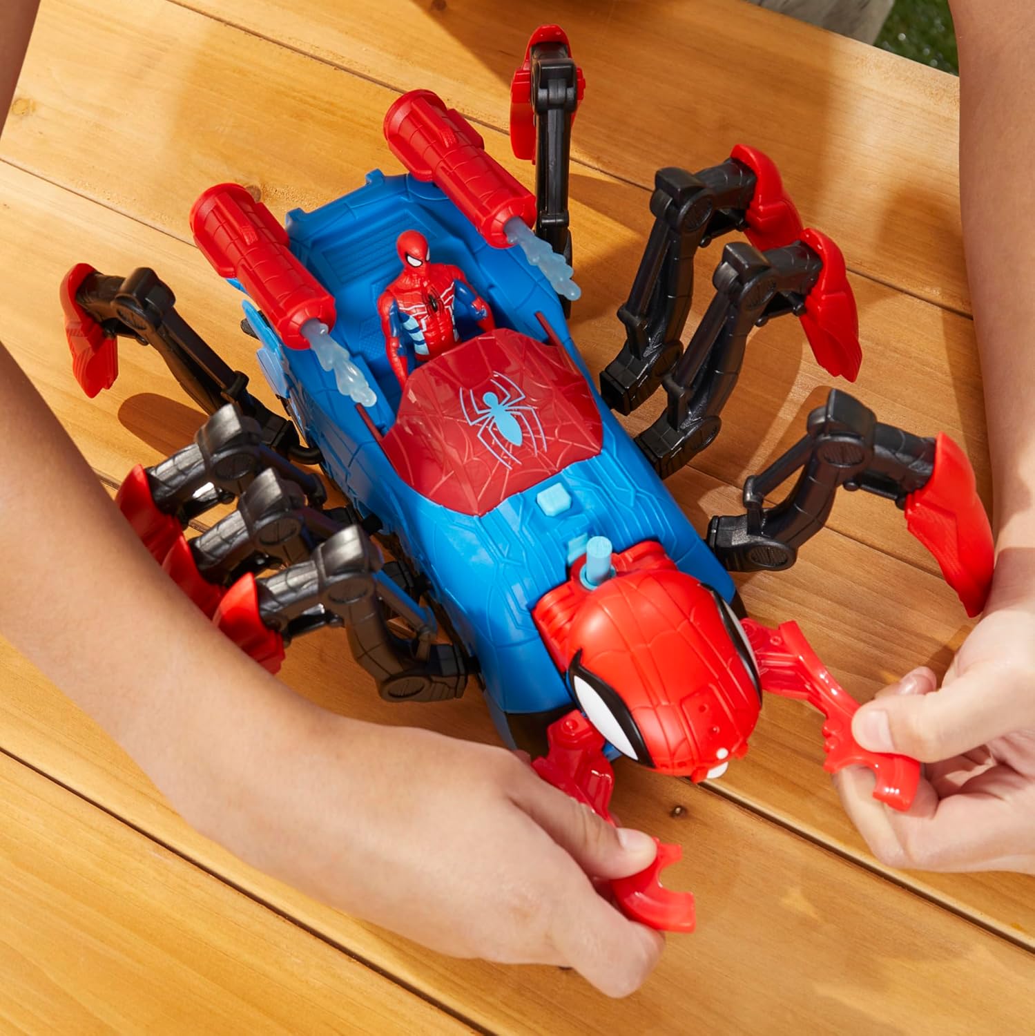 Spider-Man Marvel araignée de combat avec blaster à eau et 2 projectiles – Image 5