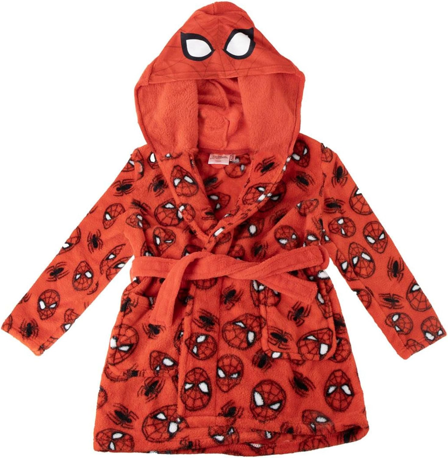 Peignoir Spider-Man Marvel enfant à capuche avec ceinture