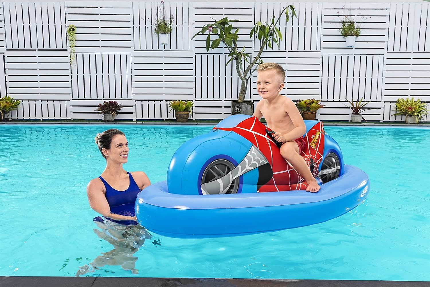 Bouée moto à enfourcher Spider-Man Bestway 1,70 m x 84 cm – Image 2