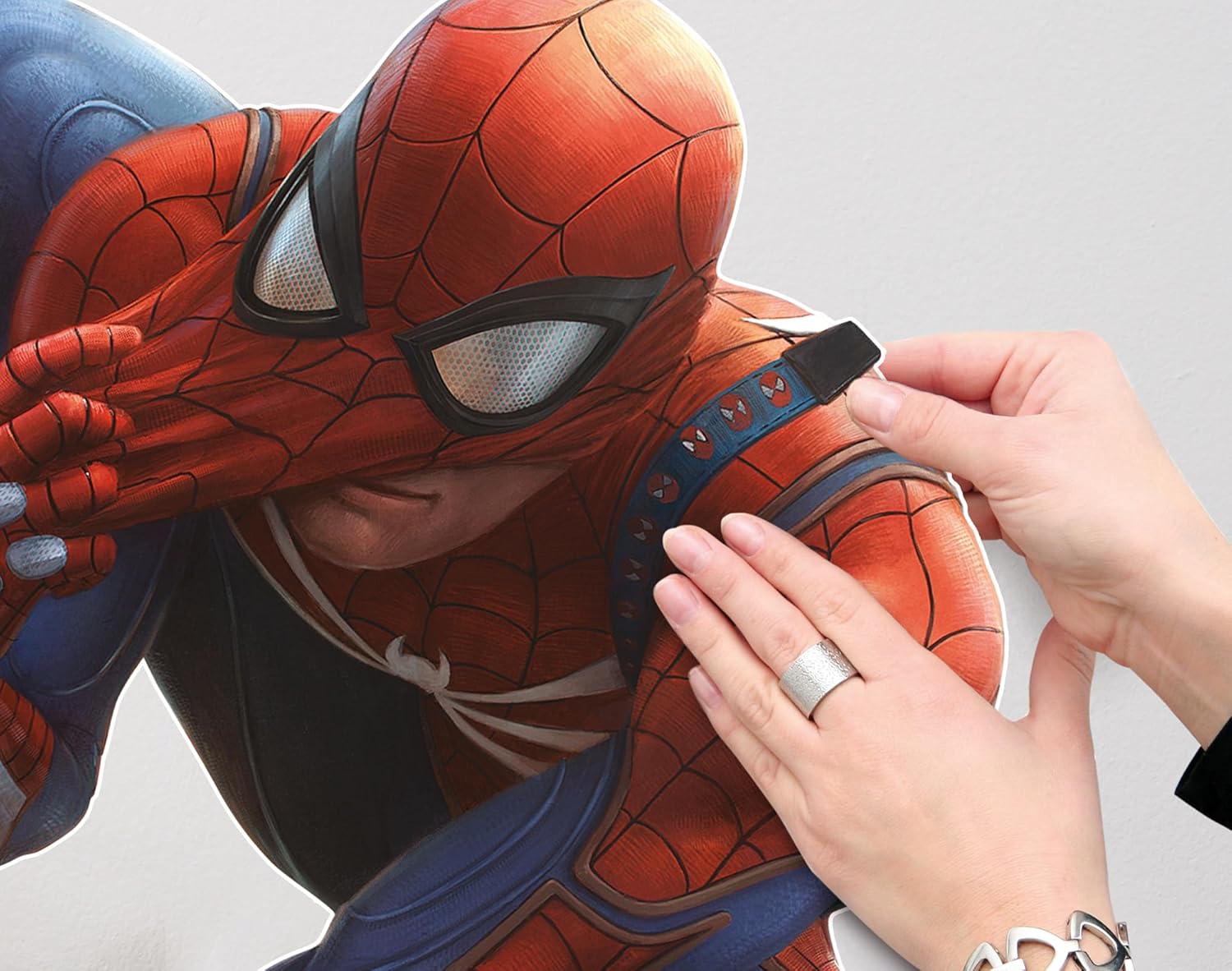 Sticker mural Marvel Spider-Man avec appareil photo 50 x 70 cm – Image 3