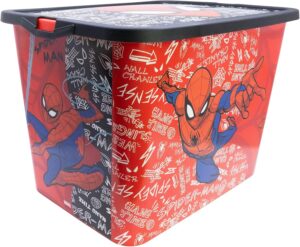 Boîte de rangement Spider-Man 23 litres à clic