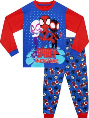 Pyjama Marvel Spider-Man à manches longues pour enfant