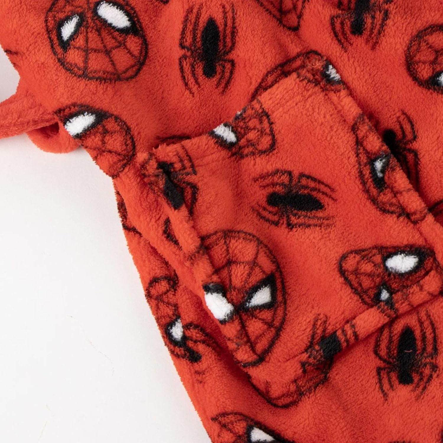Peignoir Spider-Man Marvel enfant à capuche avec ceinture – Image 4